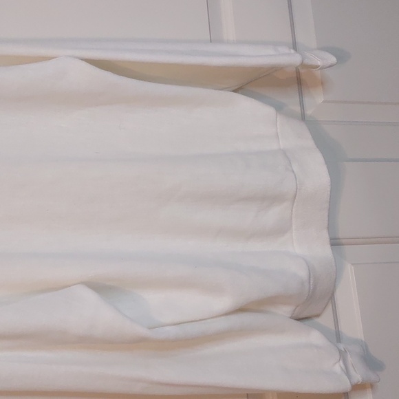 Vtg Men's White Izod Crest Embroidered Logo Button Cardigan Size Large - Picture 8 of 8